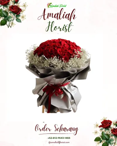 Buket Bunga air hitam